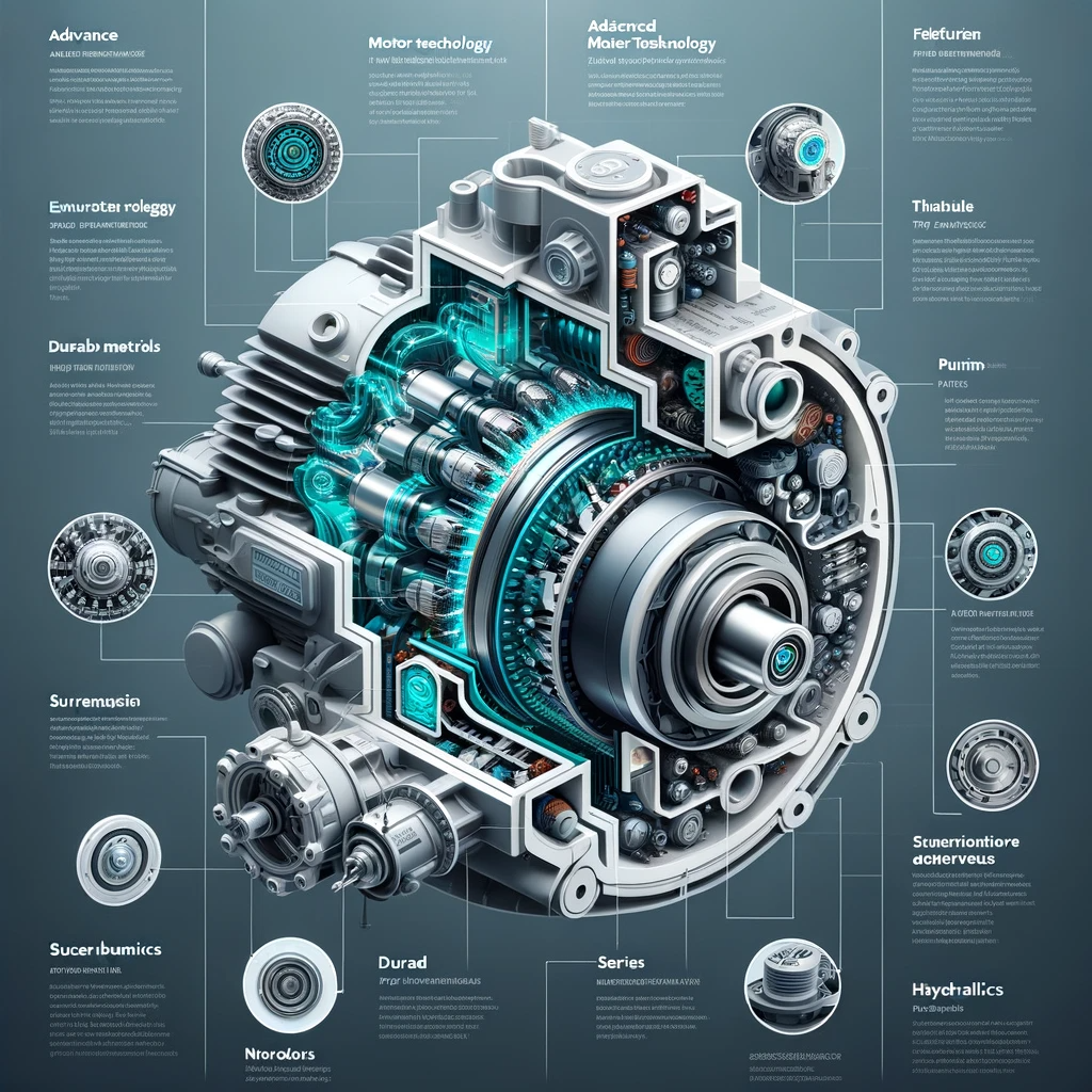 Detailed cutaway view of a Homa TP Series pump, highlighting its innovative features.